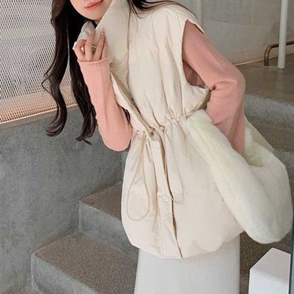 Women Formal Wear M&S - เสื้อกั๊กผู้หญิงทรงเข้ารูปเอว สำหรับใส่เป็นเสื้อคลุมอเนกประสงค์ ไซส์ S M สีพื้น