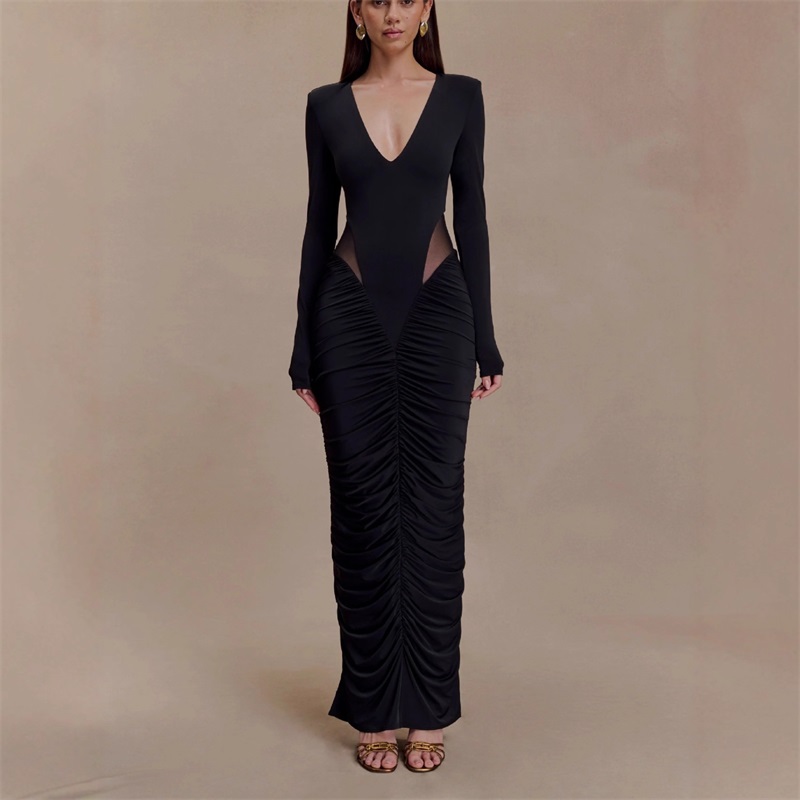 ชุดราตรีสีดำเบอร์กันดีสำหรับผู - Formal Wear Gowns For Women บทวิจารณ์และราคา