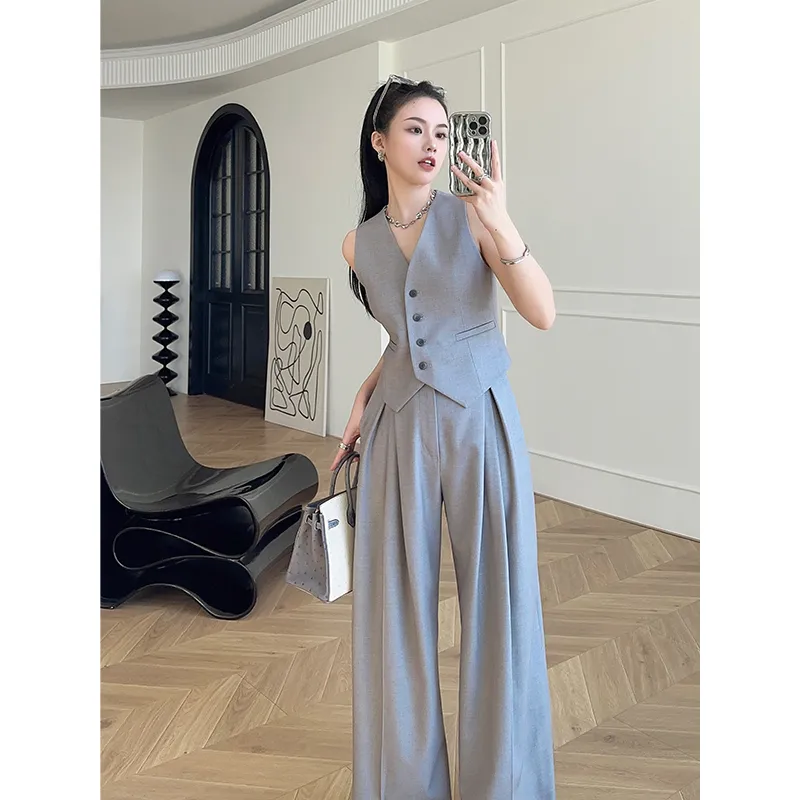 ชุดเสื้อกั๊กแขนกุดและกางเกงขาย - Women'S Formal Wear Pants บทวิจารณ์และราคา