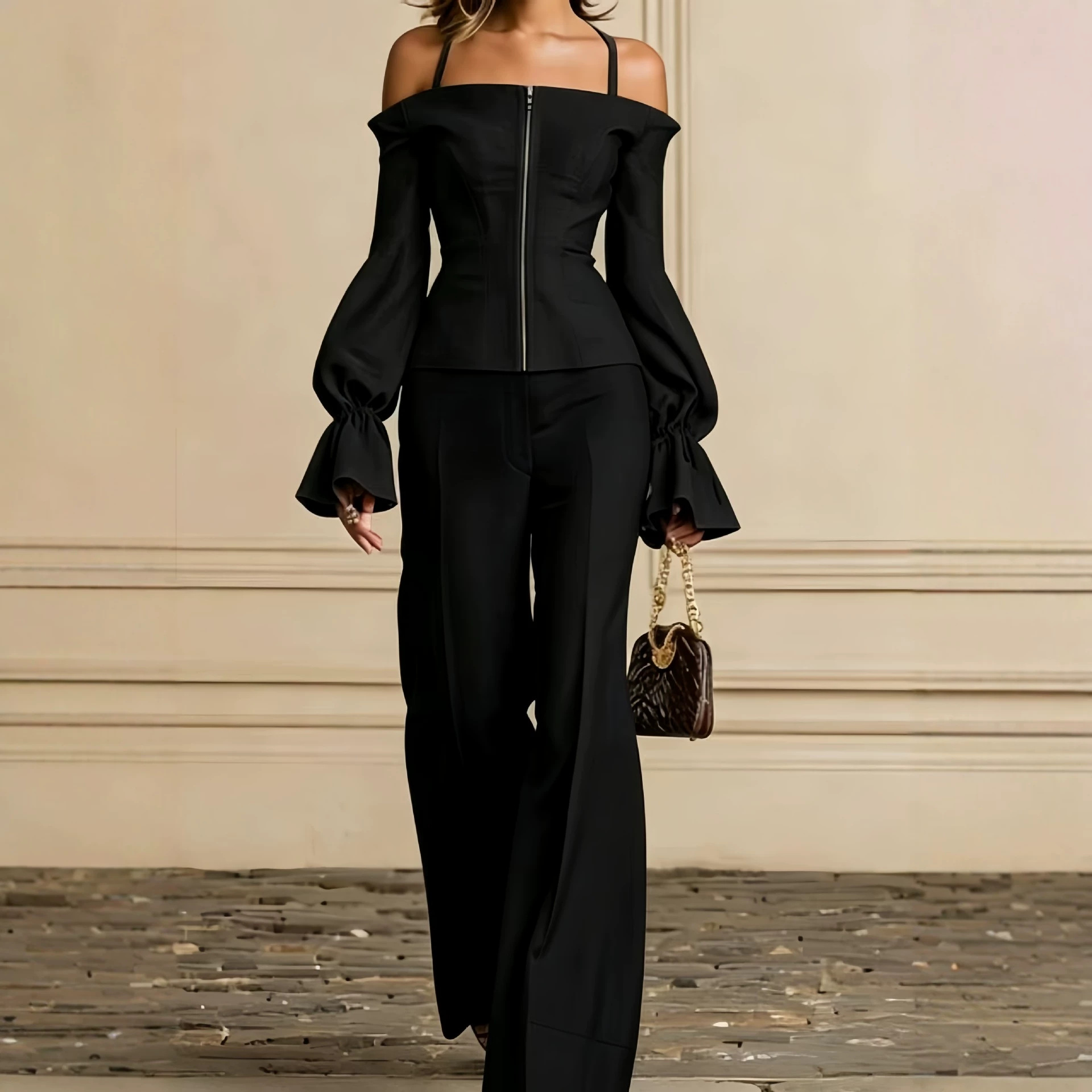 ชุดกางเกง 2 ชิ้นสำหรับผู้หญิง  - Women'S Formal Wear Pants บทวิจารณ์และราคา