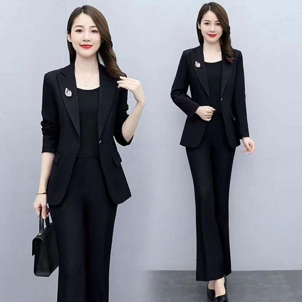 ชุดสูทผู้หญิง 2 ชิ้น/เซ็ต เสื้ - Women'S Formal Wear Pants บทวิจารณ์และราคา
