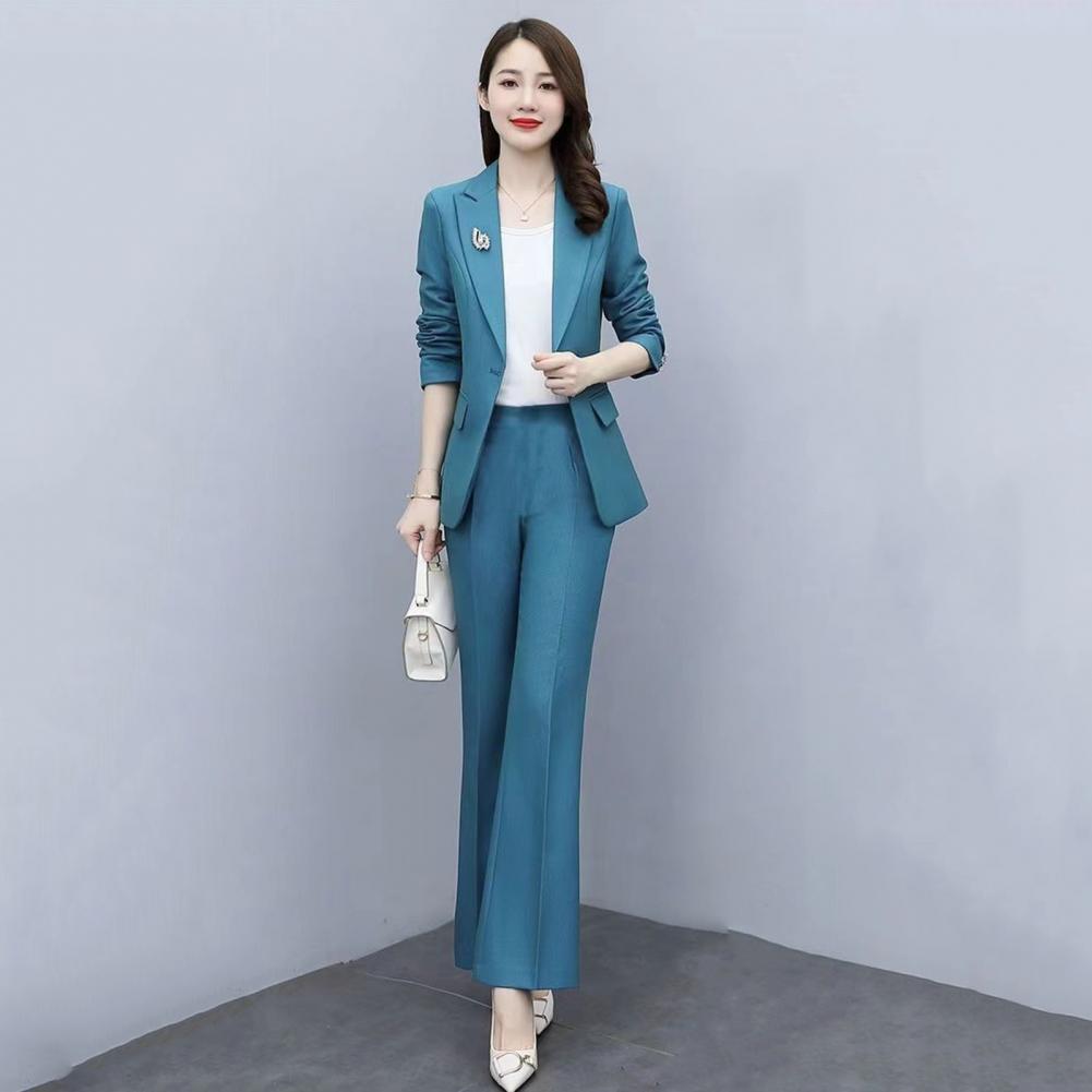 ชุดสูทผู้หญิง 2 ชิ้น/เซ็ต เสื้ - Women'S Formal Wear Pants บทวิจารณ์และราคา