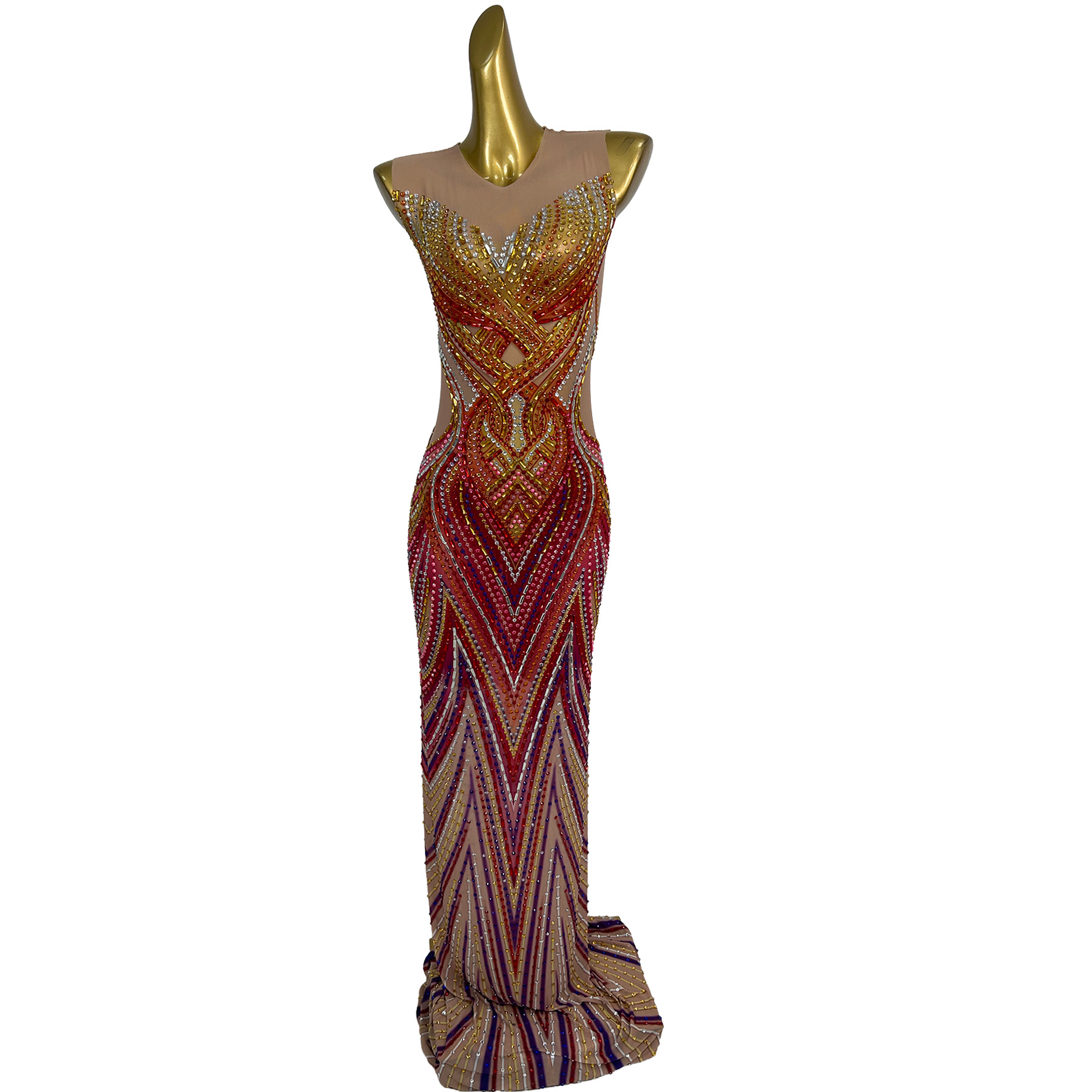ชุดราตรียาวคริสตัลสุดเซ็กซี่สำ - Formal Wear Gowns For Women บทวิจารณ์และราคา
