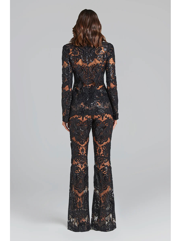 ชุดสูทดีไซน์เนอร์รันเวย์รุ่นให - Women'S Formal Wear Pants บทวิจารณ์และราคา