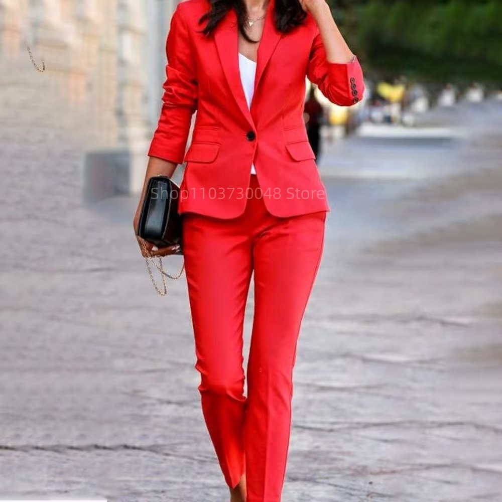 แฟชั่นชุดสูทสตรีสำหรับออฟฟิศ เ - Women'S Formal Wear Pants บทวิจารณ์และราคา